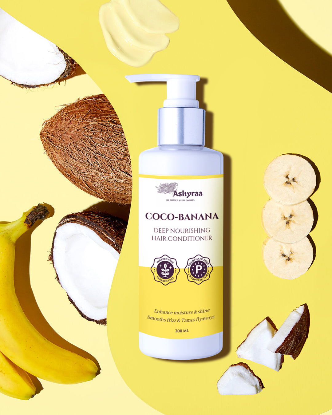 Banana Hair Conditioner  200 ml by The Billbergia  Curated by NonStopDeals