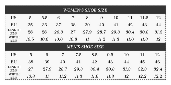 Leather Boots Size Chart – Kaito Japan Design
