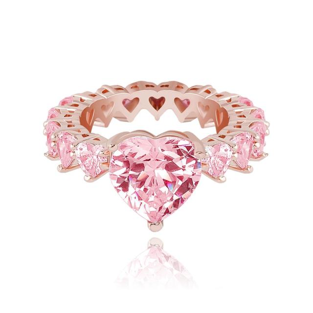 Mini Pink Sapphire Heart Ring – Anabela Chan Joaillerie