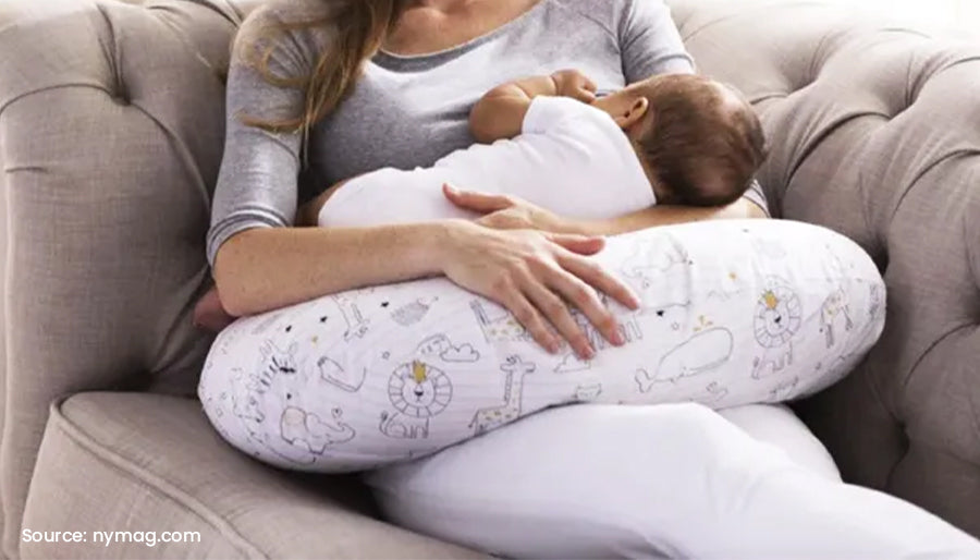Mother breastfeeding her daughter-new mum gifts singapore