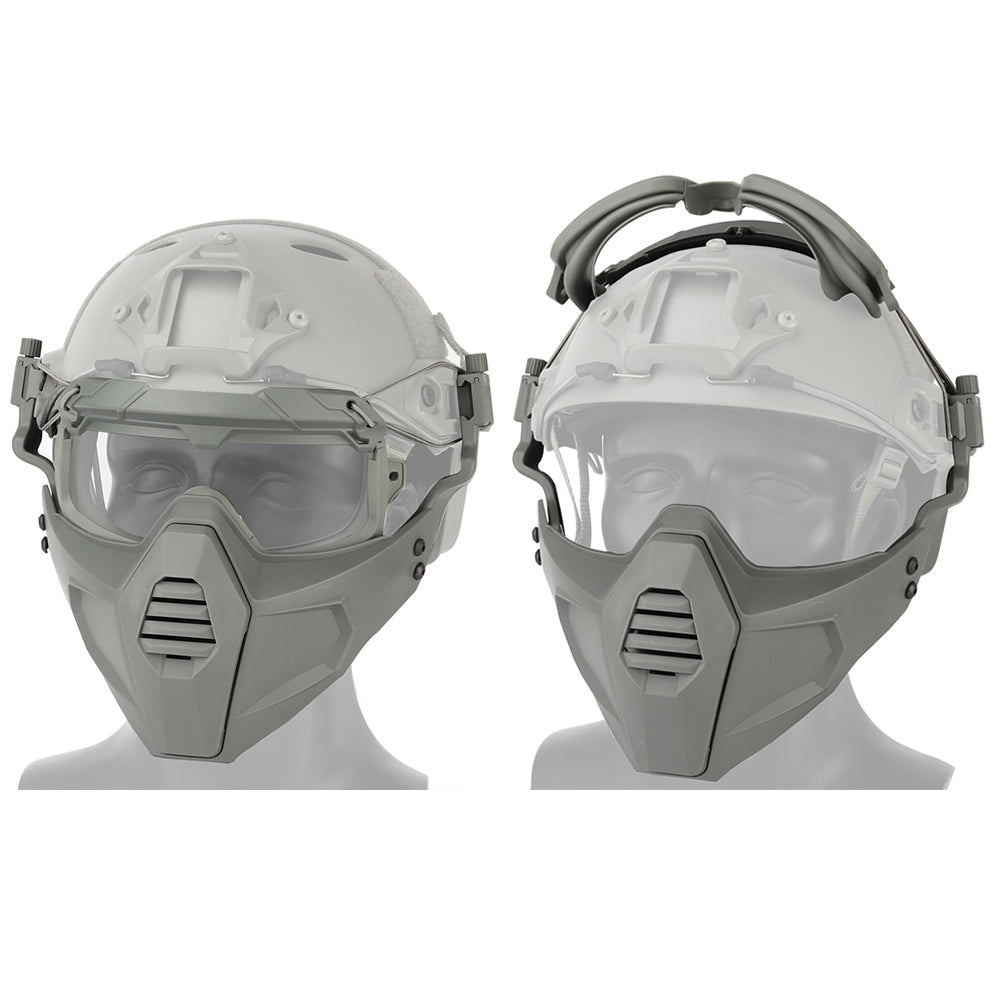 SF-3BD LT GRAY, Face Masks, Helmet Accessories