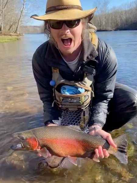 Big Rainbow Trout at Lake Taneycomo in Southwest Missouri