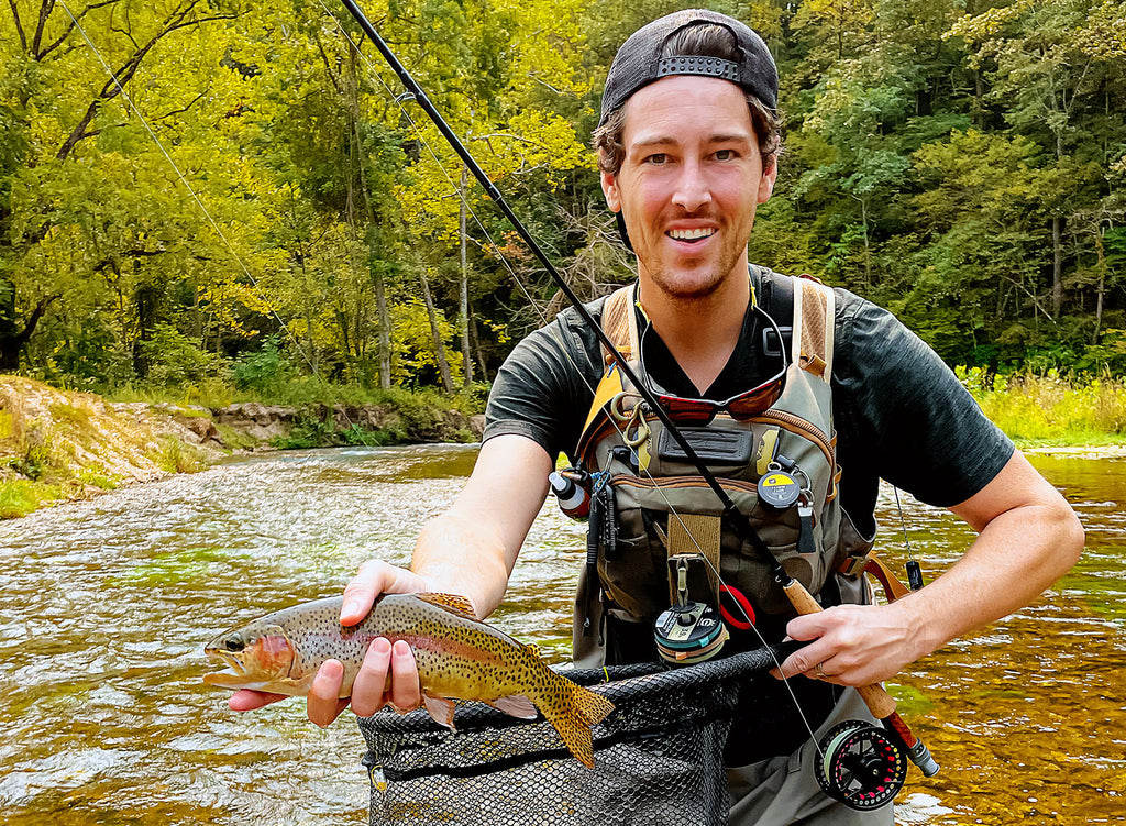 Steven Records - Founder of FINN Fly Fishing - Current River Rainbow Trout