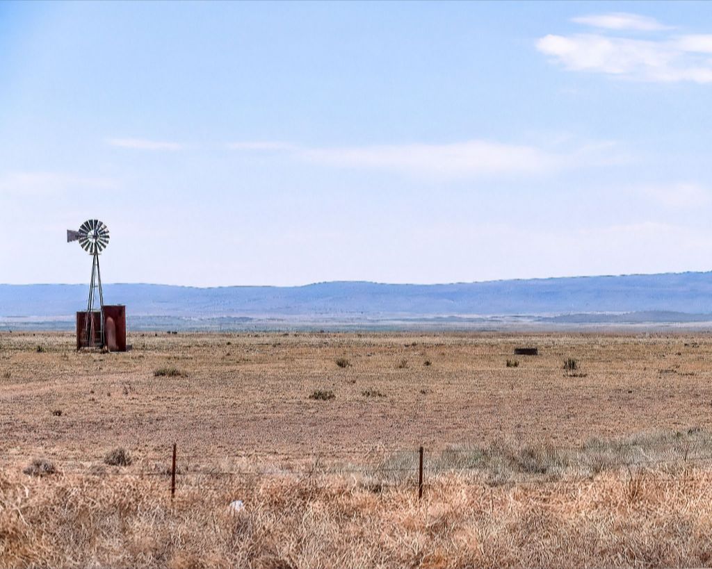 The Windmill And The Sierra Vieja