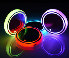 LED cup holder coasters