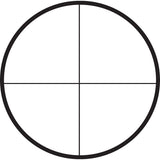 Crosshair reticle for riflescope