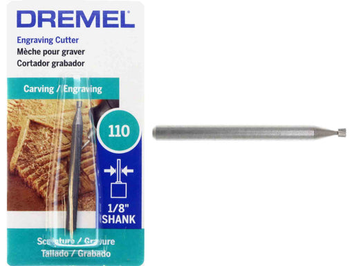 Dremel 111 High Speed Steel Cross Needle Engraving Cutter, 1/32