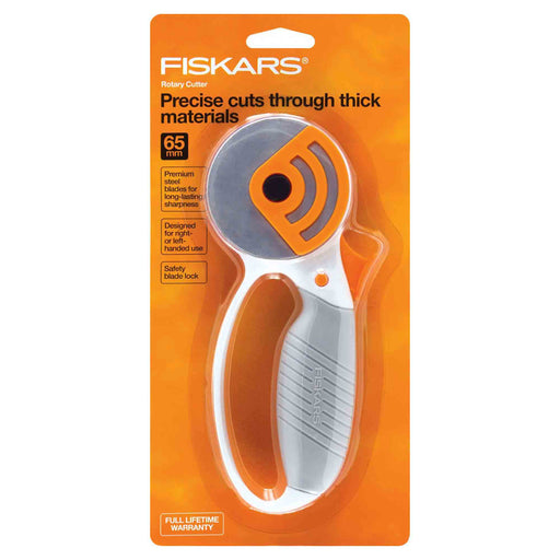  Fiskars 01-005874 Titanium Softgrip Comfort Loop Handle Rotary  Cutter, 45mm, Gray : Everything Else
