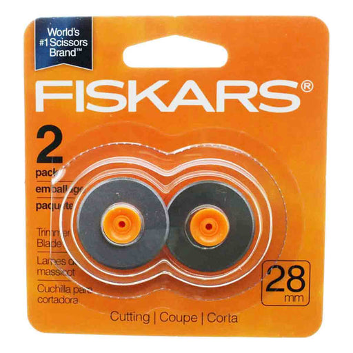 Fiskars Rotary Trimmer Blades 2/pkg Replacement Blades Rotary Trimmer  Replacement Blades Paper Trimmer Blades 13-151 