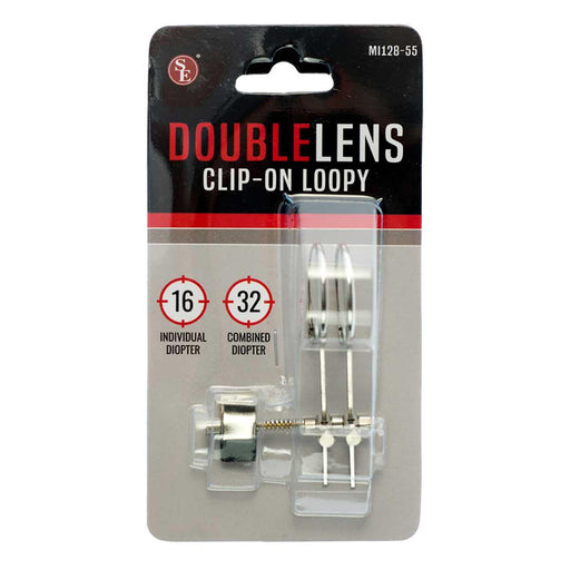 SE MI128-10 Double Lens Clip-On Loopy, 10x