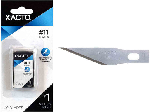 X-ACTO Graphic Knife Replacement Blades, #11, Straight, 5/Pack (507004)