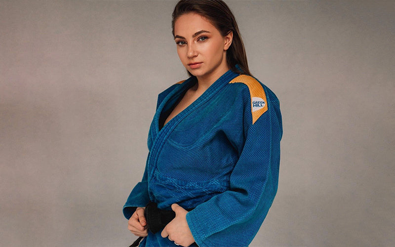 a woman judoka