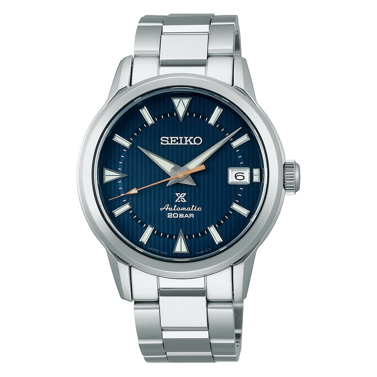 seiko prospex alpinist deep lake stainless steel watch – LUVADO