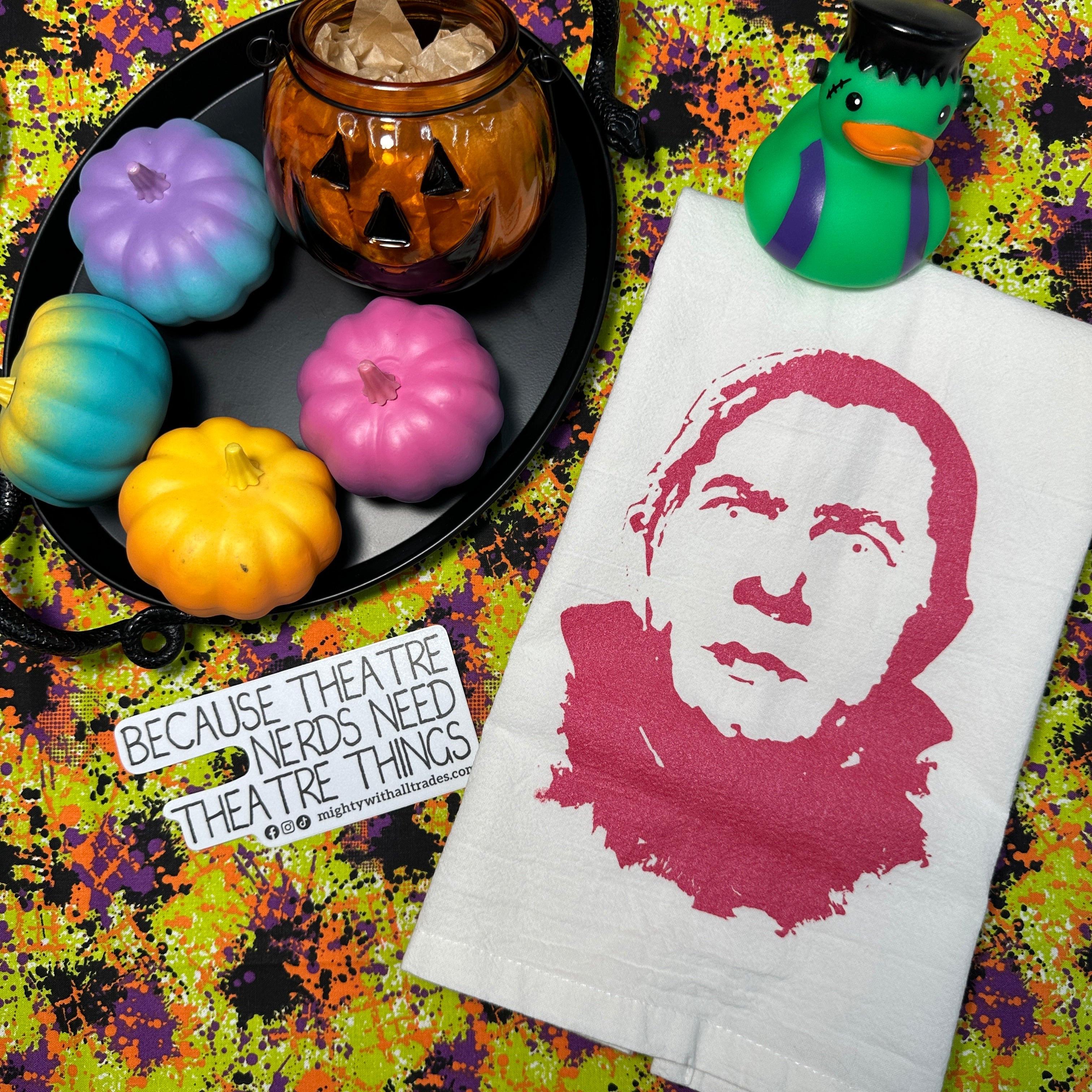 Dracula Halloween Monster Towel