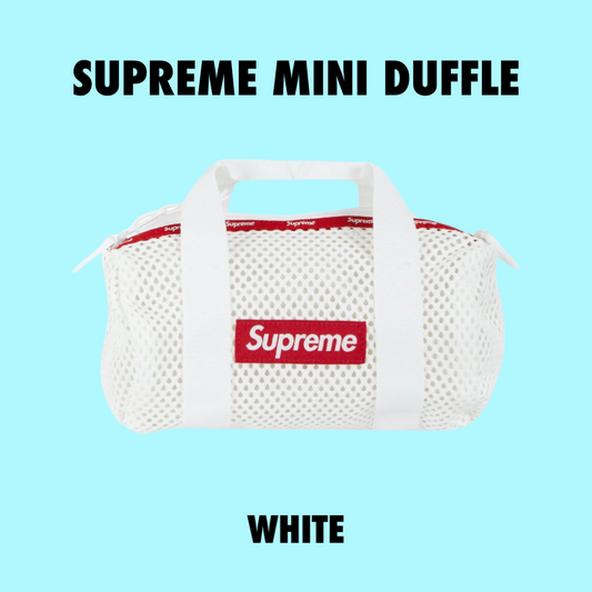 Supreme Mesh Mini Duffle Bag シュプリーム メッシュ ミニ ダッフル バッグ white