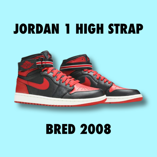 Nike Air Jordan 1 Bred High Strap 2008 Banned.