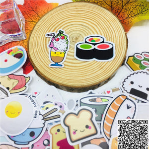 kawaii cuisine stickers e girl aesthetic