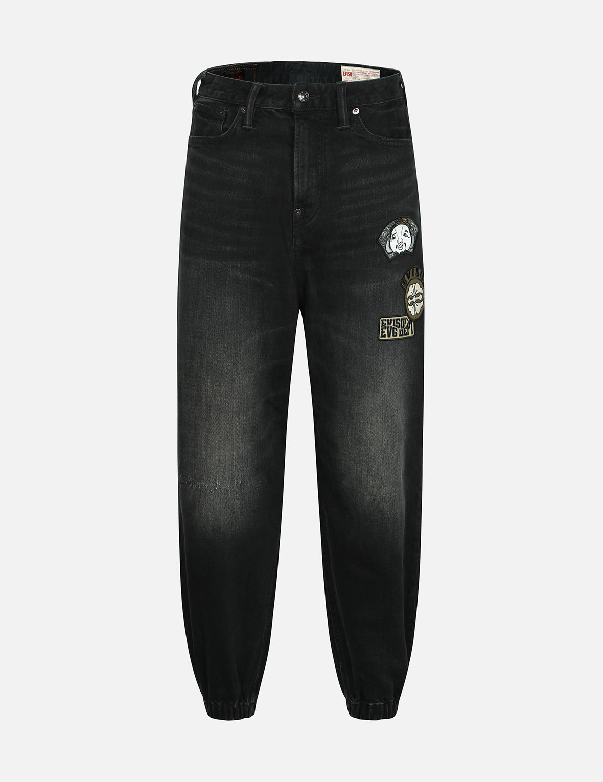 Godhead Print Denim Joggers – EVISU