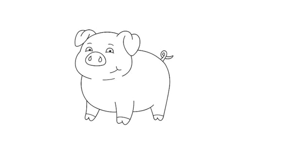 dessin de cochon