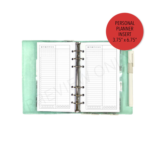 Buy Pocket Ring Planner Printable Inserts Weekly Grid Pocket Online in  India 