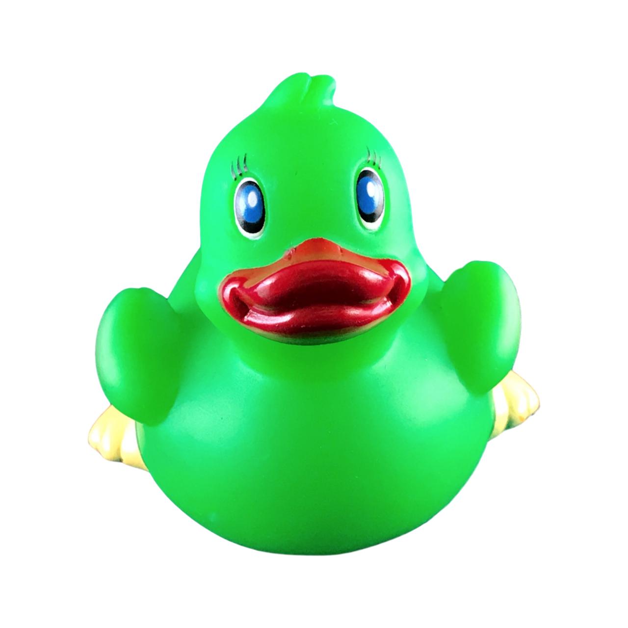 green rubber ducky