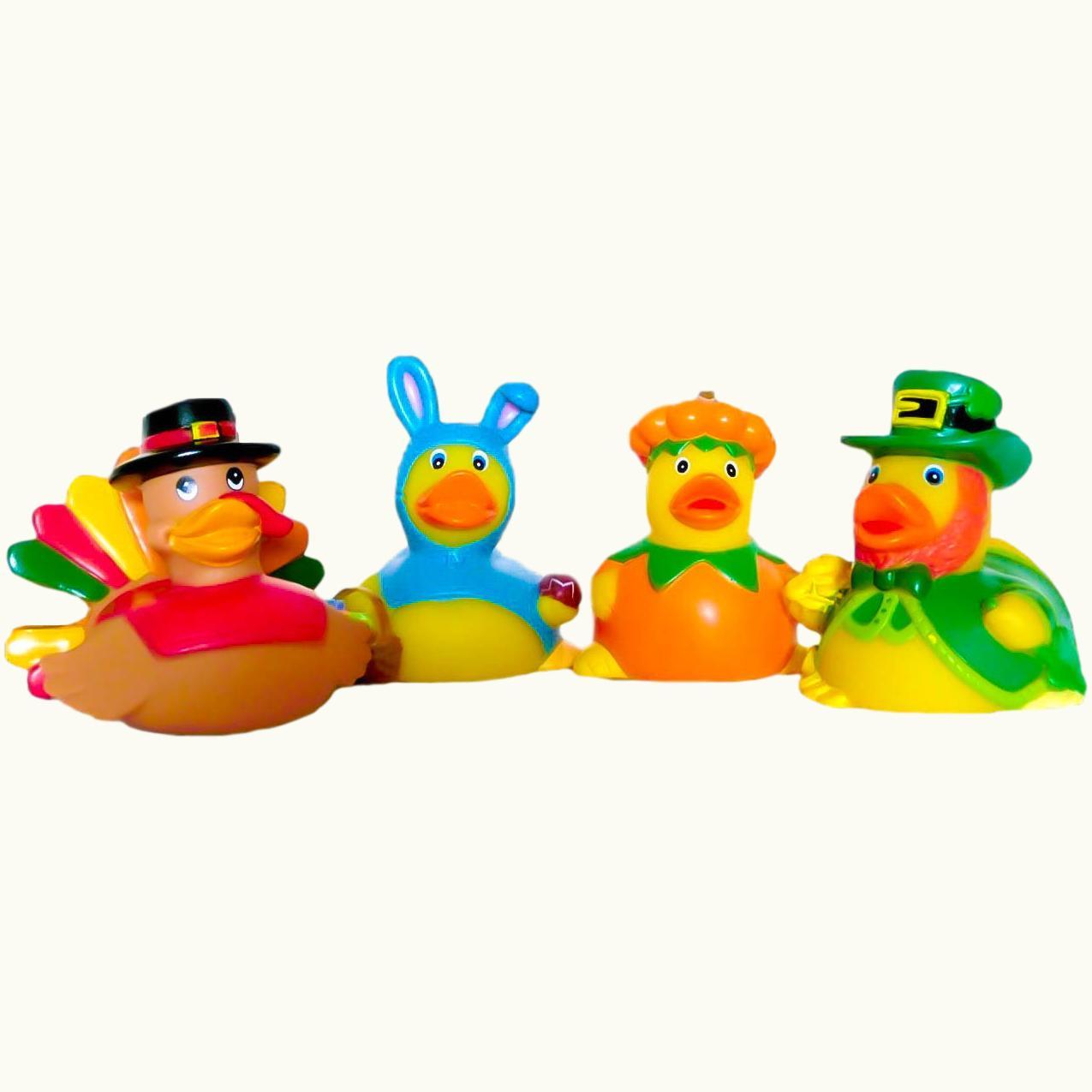 holiday rubber ducks