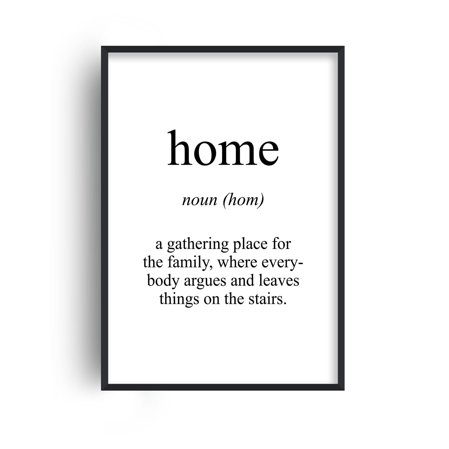 Home Meaning Print | and Wall Art by Paper
