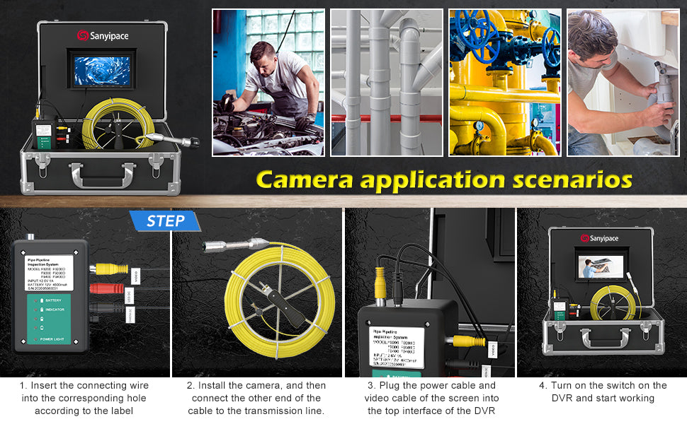 Portable Pipe Camera Widely Used