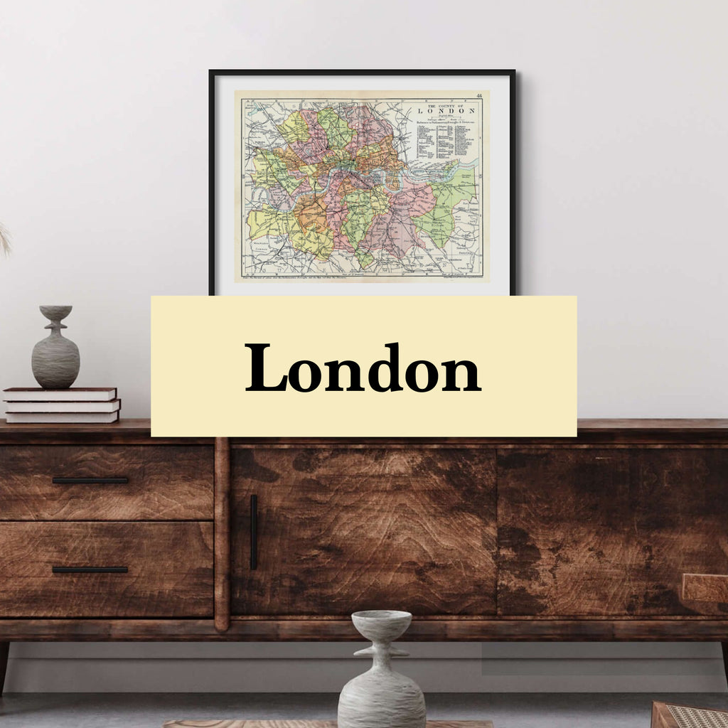 Custom Map Prints Find Your Happy Place Beach House Art   Personalised Map Headers 1 04 1024x1024 