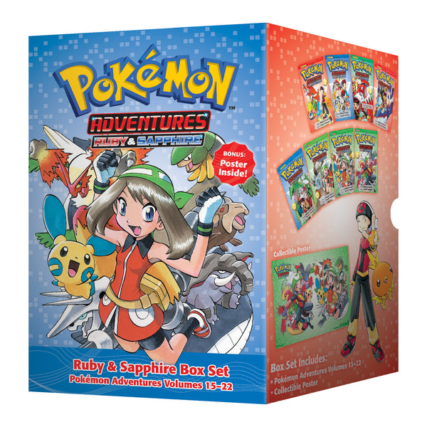 Pokémon Adventures v. 23-29 FireRed & LeafGreen Emerald Graphic Novel Box  Set