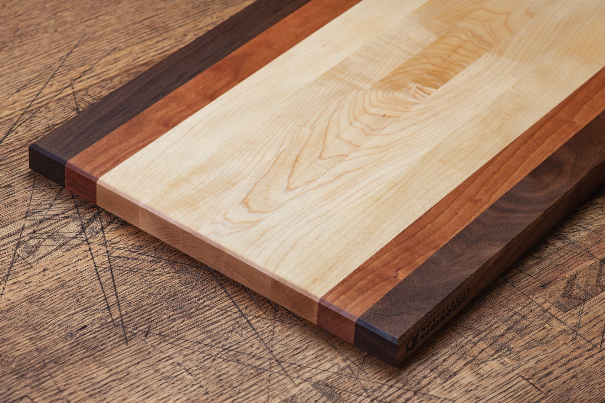 Walnut and Maple Wooden Cutting Board 11x17, 9x12 DIY Wood Crafts