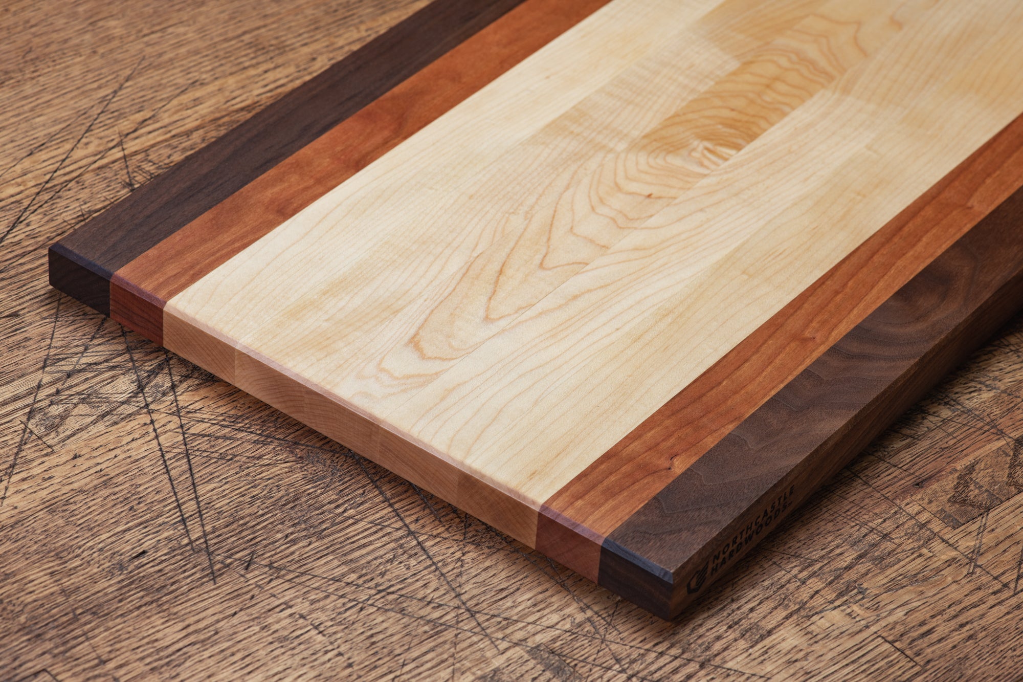 Walnut/Ash Wood DIY Cutting Board Kit - Kilimanjaro - Medium