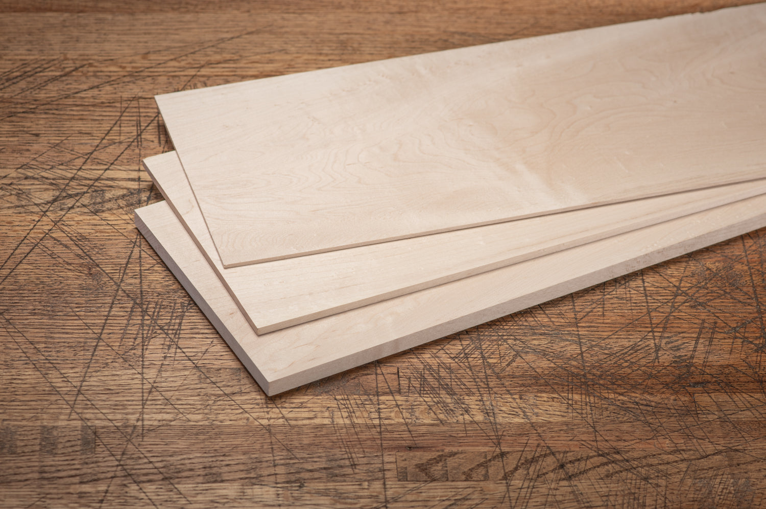 Maple Wood Sheets 4x8 inch, 1/8 Thick Canadian Hard Lumber, for Sign  Veneer pellets by Craftiff (8x4x1/8)