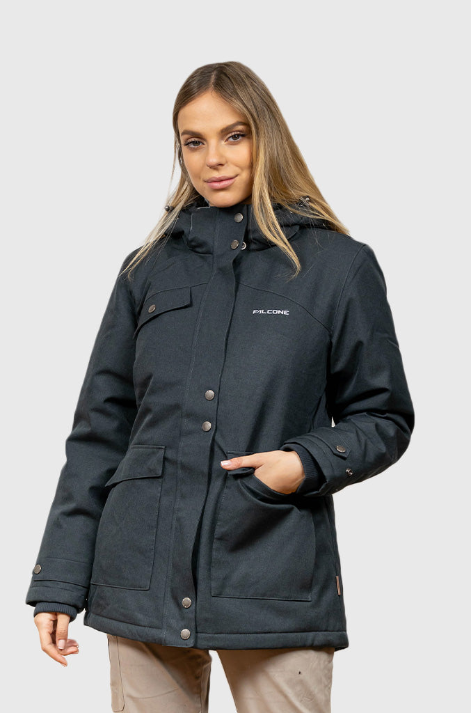 Chaqueta Impermeable 3M Expedition Black (Mujer) Falcone Wear