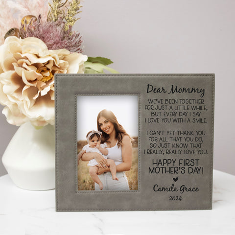 personalized first mothers day picture frame
