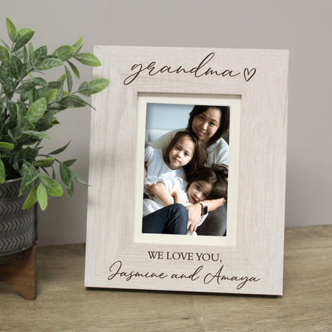 personalized grandma picture frame for mothers day