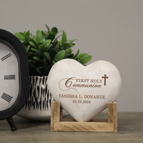 my first holy communion heart keepsake gift