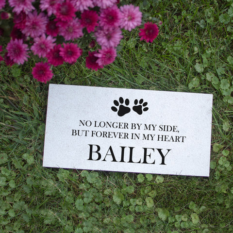dog memorial grave stone for garden