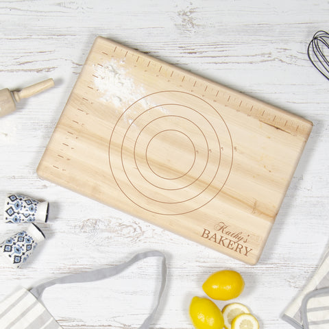 christmas gift for baker, pie and cookie cutting board