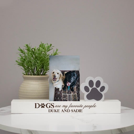 Personalized Love Paw Print Pet Picture Frame — 28 Collective