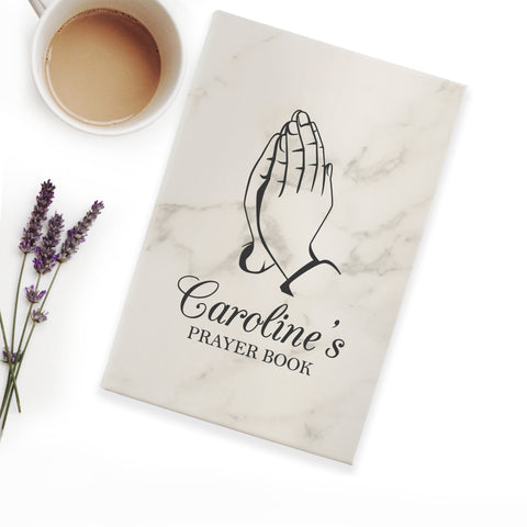 personalized prayer journal for her first communion