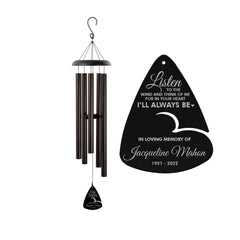 listen to the wind and think of me memorial wind chime 