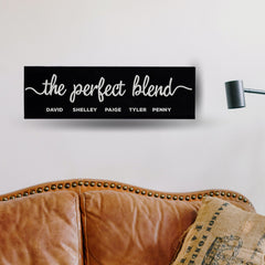 the perfect blend wall art step mom gift for mothers day