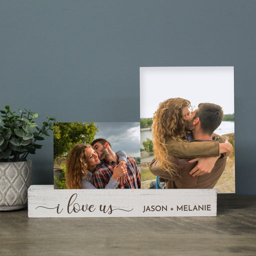 I Love Us 4x6 Personalized Picture Frame