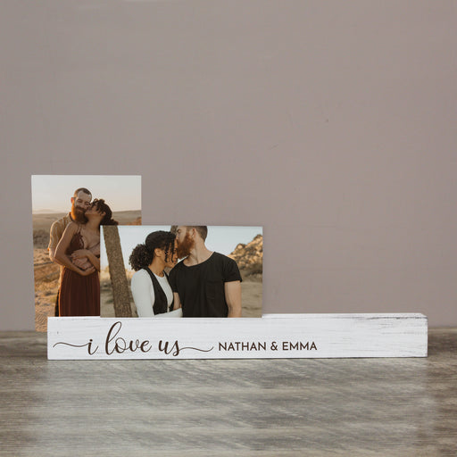 I Love Us 4x6 Personalized Picture Frame