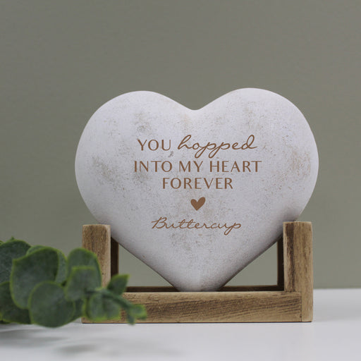 Personalized Dog or Cat Memorial Wooden Heart Display Plaque — 28 Collective