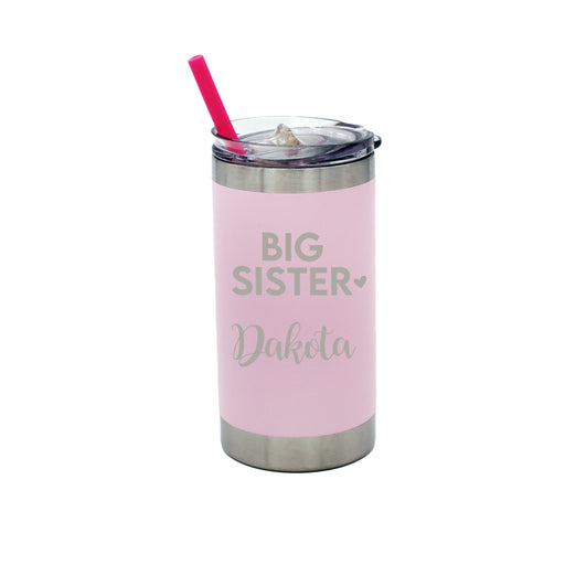 Personalized Little Sister Tumbler for Girls — 28 Collective