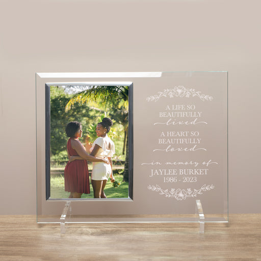 Glass Picture Frame with Built in Stand – My Furever Memories