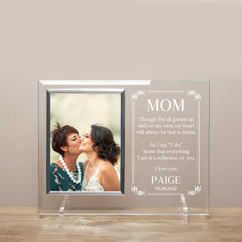 Personalized mother of the bride picture frame