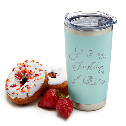 Personalized Super Mom Stainless Coffee Tumbler